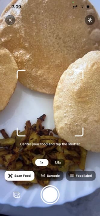 AI food scan